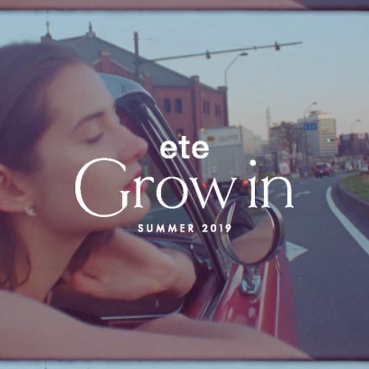 のインスタグラム：「Summer Collection 2019 "Grow in"﻿ ﻿ #ete #エテ #Summer2019 #Growin」