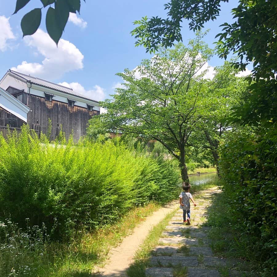 木村涼子さんのインスタグラム写真 - (木村涼子Instagram)「2019.6.6 お気に入りの散歩道。 この町とももうすぐお別れです。 #十石舟 #酒蔵の町」6月13日 11時59分 - kimuryou