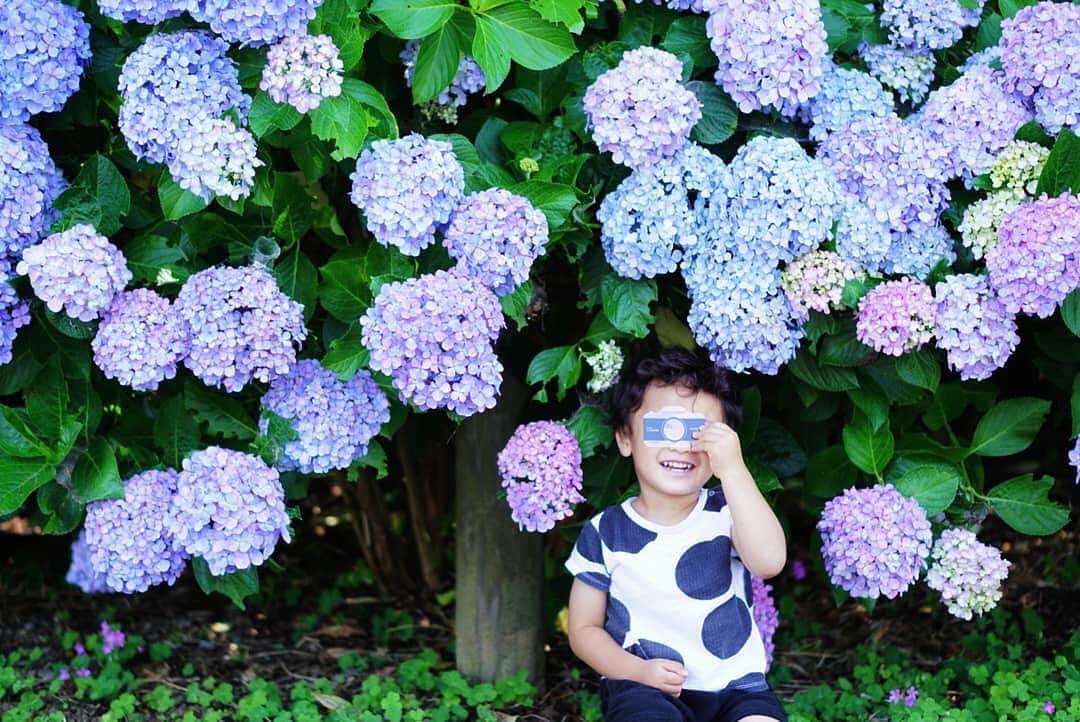 タビスルキッズのインスタグラム：「こんにちは😊 現在、「初夏」を楽しんでいるお写真・動画を募集中です✨ 本日の #タビスルキッズ はこちら💕 📷 @misa834さん 🚩熊本県・宇土市「住吉自然公園」 🎙ご本人コメント カメラ女子会、初参加📷️💕 💠💠住吉自然公園💠💠 ご機嫌ナナメな次男😰 かわいいカメラ型のカードをもらって、ようやく笑顔になりました📷️❣️ @photo.camerry 楽しい時間と楽しい出会いをありがとうございました😊 ﻿﻿﻿﻿﻿＊＊＊＊＊＊ 「カメラ型のカード」ほしいです😆 かわいいお写真ありがとうございます💕」
