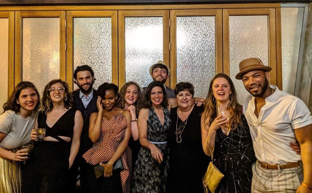 ジャック・ファライーさんのインスタグラム写真 - (ジャック・ファライーInstagram)「The dream team. Post opening night. So over the moon about this squad. Look how hot we are! Come see BYHALIA MISSISSIPPI at @kennedycenter」6月13日 14時06分 - jackfalahee