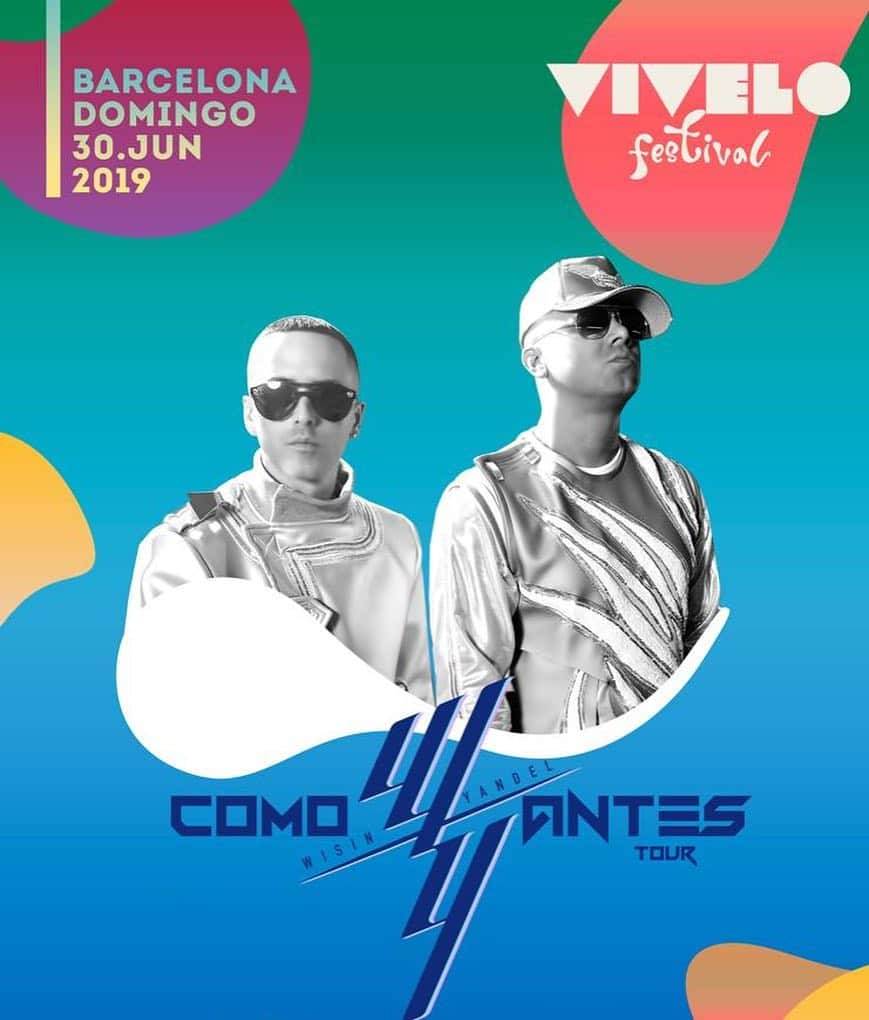 ウィシン&ヤンデルさんのインスタグラム写真 - (ウィシン&ヤンデルInstagram)「#Barcelona España los espero el 30/Junio con el #ComoAntesTour #Wisin #wisinYyandel #Yandel」6月14日 0時00分 - wisinyyandel