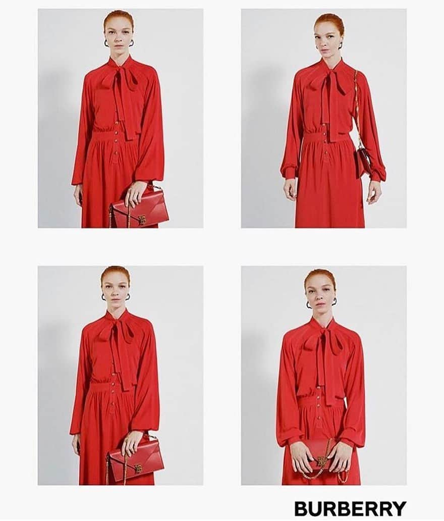 IMG Modelsさんのインスタグラム写真 - (IMG ModelsInstagram)「Lady in Red. 💃🏼 @iosonomariacarlaboscono fronts @burberry’s #PreFall19 campaign. #📷 @markborthwick #👸🏻 #IMGstars」6月14日 0時33分 - imgmodels