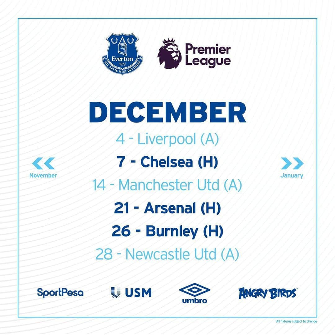 エヴァートンFCさんのインスタグラム写真 - (エヴァートンFCInstagram)「↔️ Our 2019/20 #PLfixtures are in! We will open with a trip to @cpfc! 🔵⚪️ • • • #everton #efc #coyb #blues #toffees #nsno #crystalpalace #cpfc #premierleague #pl」6月13日 17時04分 - everton