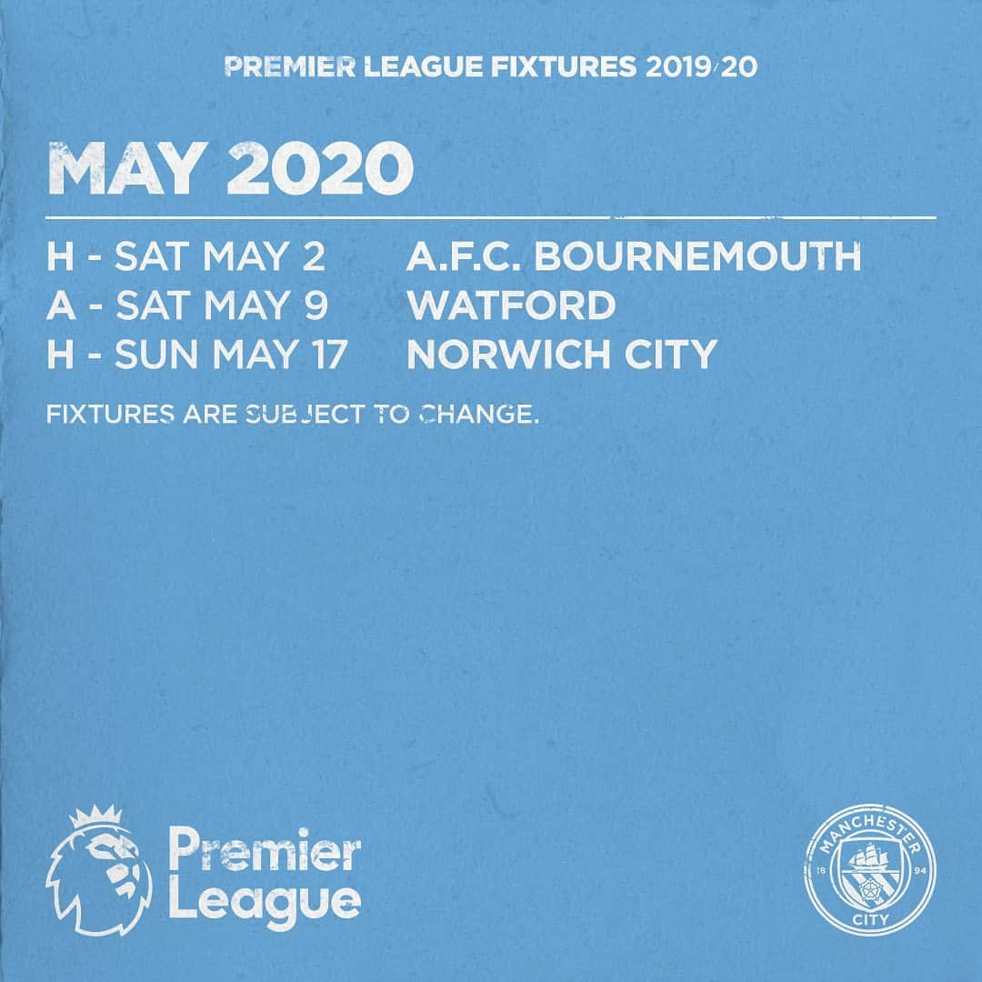 マンチェスター・シティFCさんのインスタグラム写真 - (マンチェスター・シティFCInstagram)「#PLFixtures are HERE!! 🏆⁣ ⁣ #mancity」6月13日 17時00分 - mancity