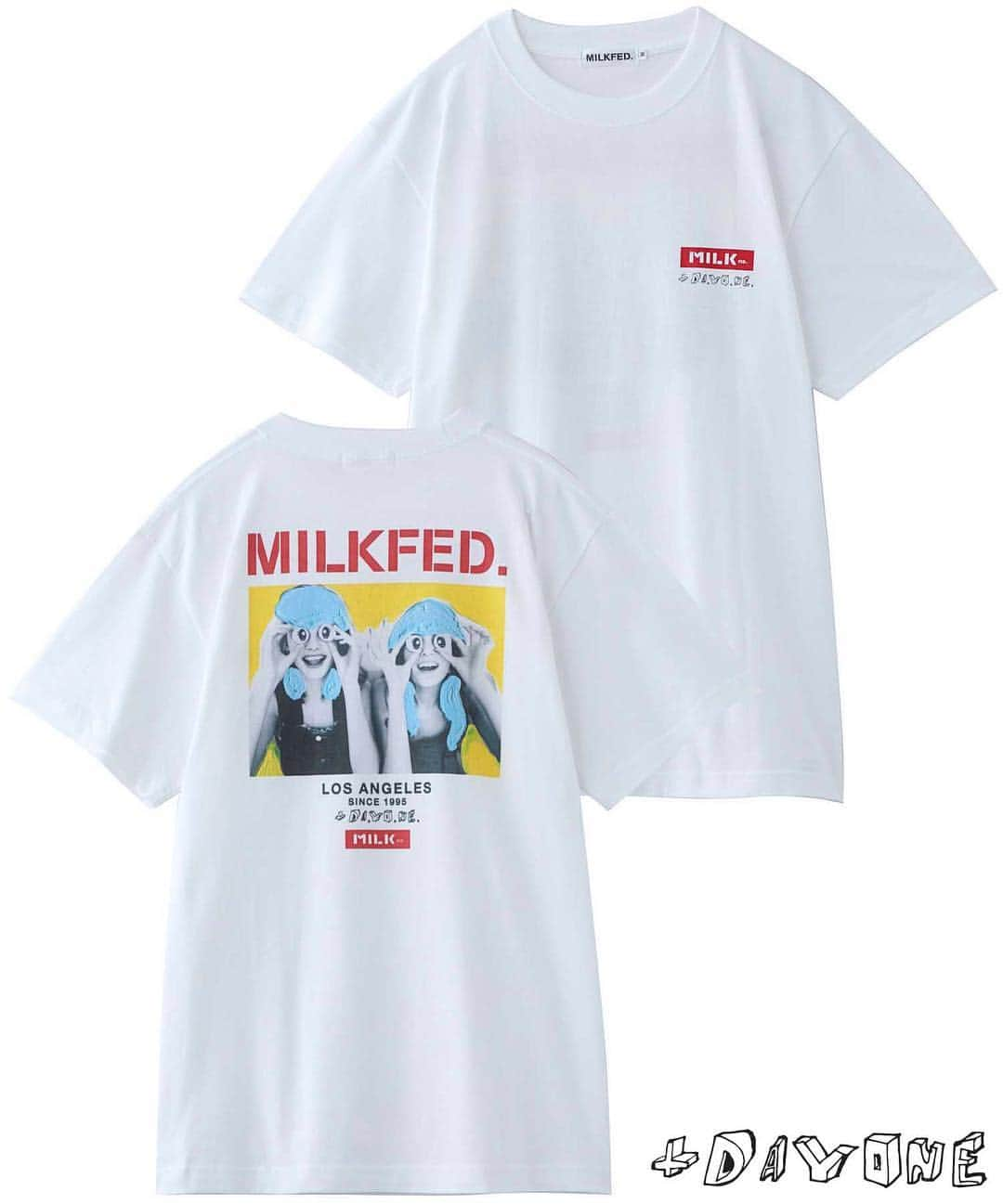 MILKFED.さんのインスタグラム写真 - (MILKFED.Instagram)「<<NEW ARRIVAL>>﻿﻿ ﻿ MILKFED.×＋DA.YO.NE (米原 康正)﻿ コラボレーションアイテム発売！﻿ ﻿ 編集者であり、アーティストでもある﻿ ”米原 康正(Yasumasa Yonehara)”氏との﻿ スペシャルコラボレーション第三弾が発売！﻿ ﻿ 今回のコラボレーションの為に﻿ 撮影からアートワークまですべて﻿ 米原 康正氏が手掛けたアーティスティックな﻿ コラボレーションになっています。﻿ ﻿ ﻿ MILKFED.× ＋DA.YO.NE SS TEE GIRLS﻿ ￥5,500＋TAX﻿ カラー：WHITE﻿ サイズ：S、M、L、XL（ユニセックス）﻿ ﻿  #milkfed #milkfedjp ﻿﻿﻿﻿﻿﻿﻿ #コーデ #casualstyle ﻿﻿﻿﻿﻿﻿ #ガーリーストリート﻿﻿﻿ #kawaii #Tシャツ」6月13日 17時41分 - milkfedjp