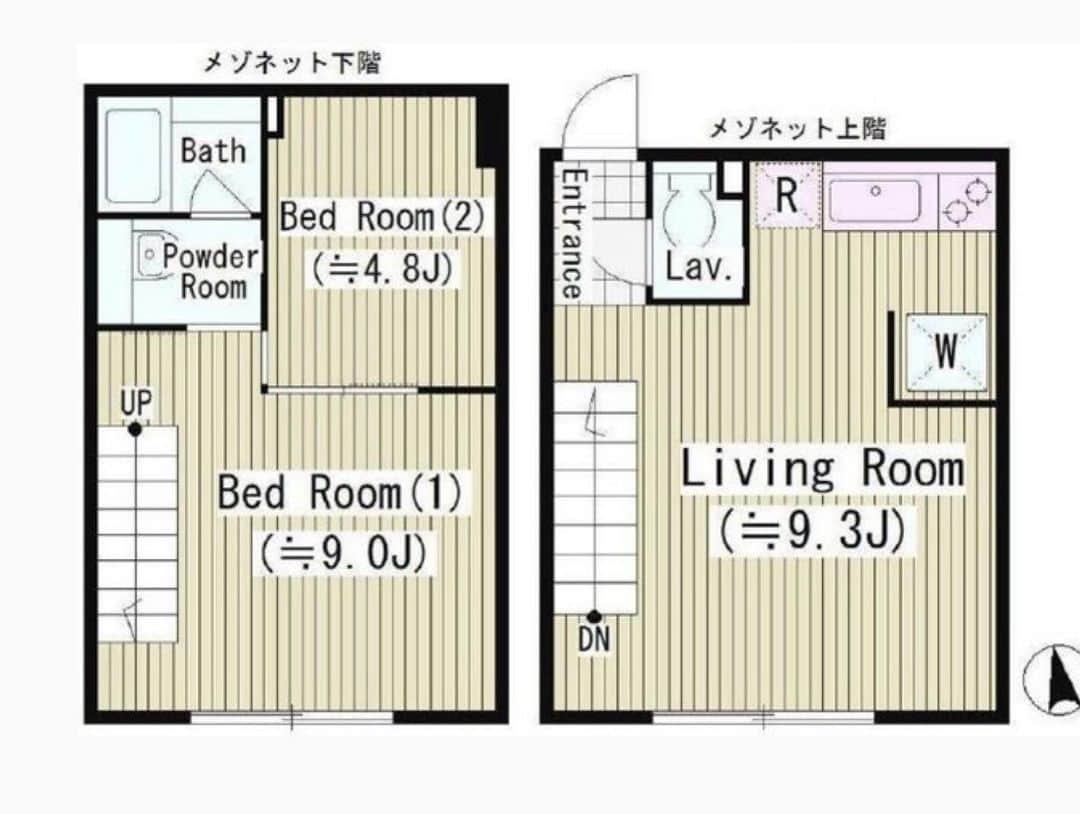 グッドルームさんのインスタグラム写真 - (グッドルームInstagram)「こちらの物件は実際に住めるお部屋です。詳細はストーリー、ハイライトにて！⠀⁣⁣⁣⁣⁣⁣⁣⁣⁣⠀⁣⠀⠀ ・⠀⁣⁣⁣⁣⁣⁣⁣⁣⁣⠀⁣⠀⠀ ▼階下は秘密にしております⠀⠀ 2階建て・メゾネットのお部屋。⠀⠀ さすがデザイナーズ。⠀⠀ 階段までぬかりなくおしゃれ。⠀⠀ ・⠀⠀ 1階は寝室、2階はリビングの使い分けが良さそう。⠀⠀ ・⠀⠀ 1階は、奥にあるお部屋にベッドを、⠀⠀ 手前のお部屋にソファやシェルフを置いて。⠀⠀ 完全に趣味を楽しむ空間にしちゃいましょう！⠀⠀ ・⠀⠀ 2階のリビングルームはおもてなしの空間に。⠀⠀ こだわりのダイニングテーブルとチェアでお迎えしたいな…⠀⠀ ・⠀⠀ 東京 #大岡山 2LDK 51.73㎡⠀⠀ ・⠀⠀ こだわりのお部屋探しは、@goodroom_jp から URLをチェック！⁣⁣⁣⁣⁣⁣⁣⁣⁣⠀⁣⠀⠀ ・⠀⠀ ⁣⁣⁣⁣⁣⁣⁣⁣⁣#goodroom#interiordesign#decoration#myhome⠀ #homedesign#interiordecor #urbanlife #apartment #tokyo#住まい #生活 #デザイナーズ  #ナチュラルインテリア #シンプルな暮らし #東京#シンプルライフ #断捨離 #日々の暮らし#引っ越し#シンプルインテリア#暮らしを整える #開放感 #ぬくもり#コンクリ #リノベーション#キッチン#賃貸#リビング」6月13日 18時12分 - goodroom_jp