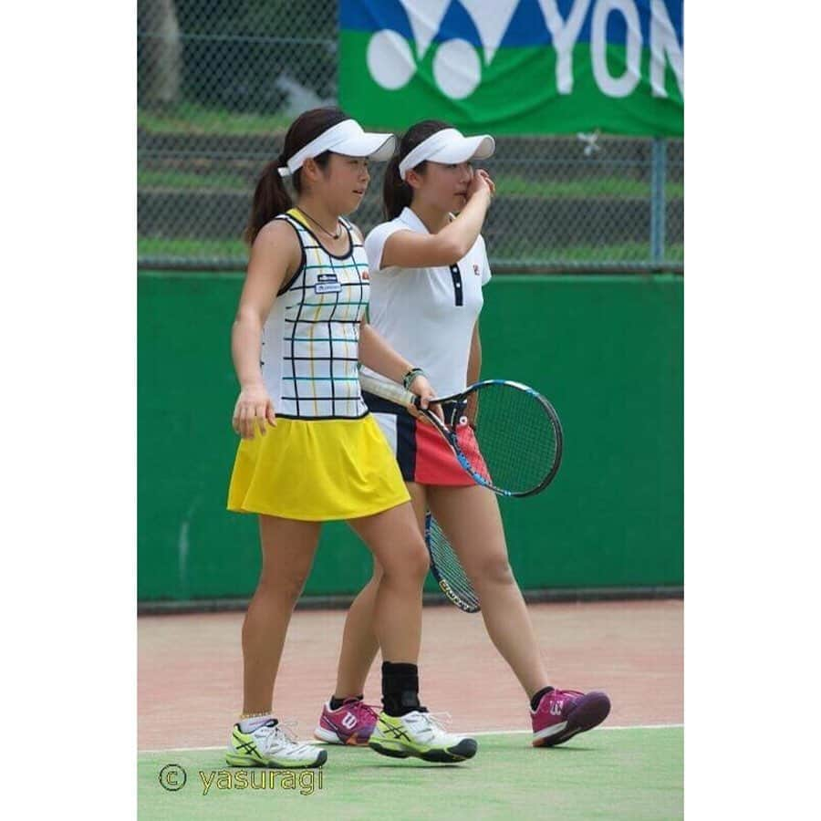 秋山みなみさんのインスタグラム写真 - (秋山みなみInstagram)「4年程前の凪咲ちゃんと私🎾 . . Photo by 北沢勇さん . . . #懐かしの写真見つけた #なんの試合の写真か覚えてない  #とりあえず楽しそう  #見た目の変化が感じられない  #tb #bf」6月13日 20時42分 - mi_nami43