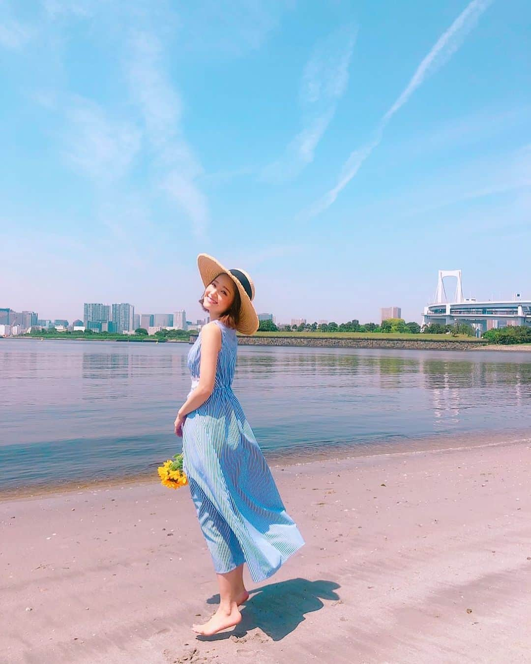 chayさんのインスタグラム写真 - (chayInstagram)「海で撮影楽しかったな🌻 #美人百花 #tocco」6月13日 21時42分 - chay1023_official