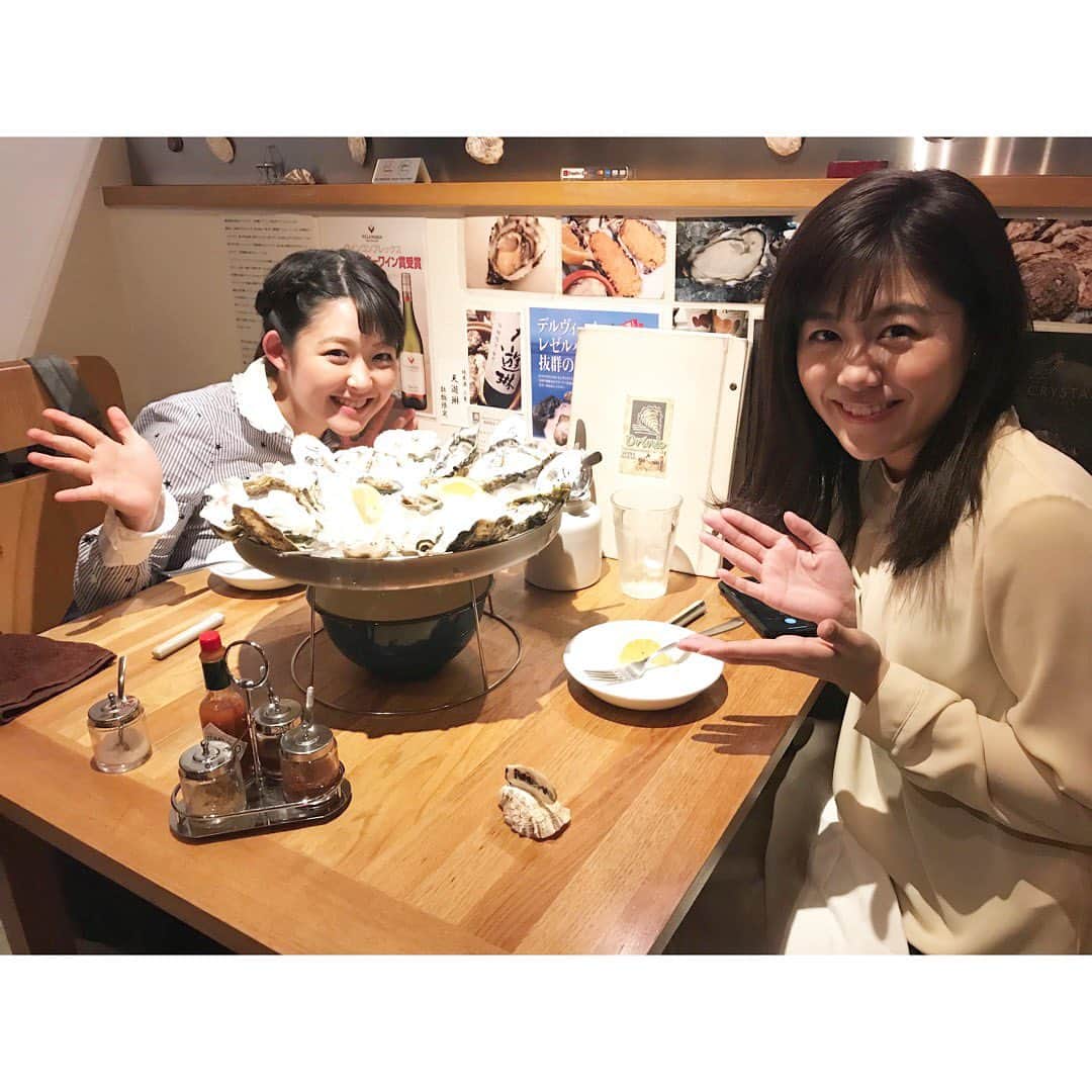 澤口実歩さんのインスタグラム写真 - (澤口実歩Instagram)「森若アナに、「牡蠣シスターズ」と呼ばれました（笑） #諸國沙代子 アナ」6月13日 22時41分 - miho_sawaguchi