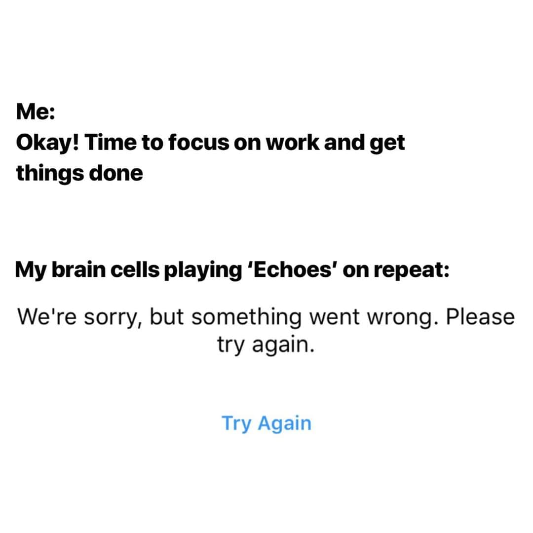 ユナイテッドのインスタグラム：「When Instagram is down but your brain is still playing ‘People’ on loop 🔂」