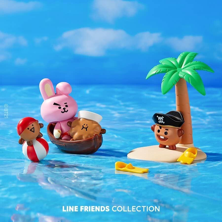 BT21 Stars of tomorrow, UNIVERSTAR!さんのインスタグラム写真 - (BT21 Stars of tomorrow, UNIVERSTAR!Instagram)「⁣ Customize BT21's summer,⁣ and turn it into your dream summer vacay ✨⁣ ⁣ <Vol. 2 Summer Vacation Theme>⁣ ⁣ Available now on⁣ LINE FRIENDS COLLECTION 👉⁣ Link in Bio⁣ ⁣ #BT21 #CollectibleFigure⁣ #LINEFRIENDSCOLLECTION ⁣ #FreeShipping #Over130 #OnlyToday」6月14日 10時06分 - bt21_official