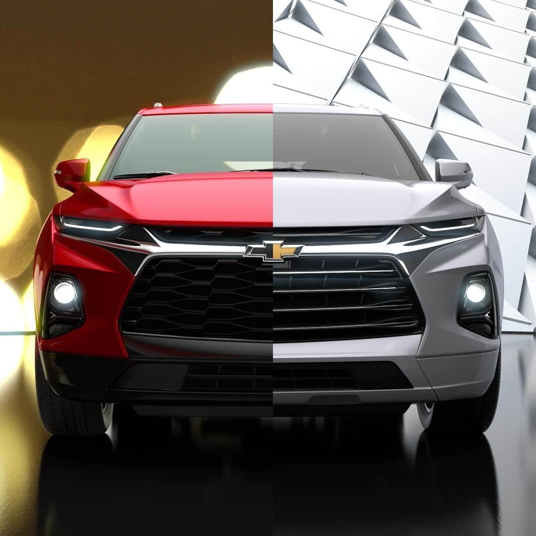 シボレーのインスタグラム：「Unique design, head-turning appeal. The All-New #ChevyBlazer.」