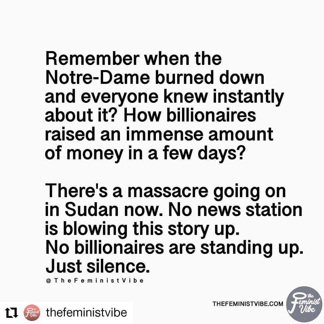 ガソリングラマーさんのインスタグラム写真 - (ガソリングラマーInstagram)「#sudan and #yemen and #palestine #rohingya #Repost @thefeministvibe • • • • • • This is the world we live in. This is how the media is controlling what we see and care about. This is beyond sick.. Please spread this message as much as you can. Make people aware of what is happening. #thefeministvibe」6月14日 2時17分 - gasolineglamour