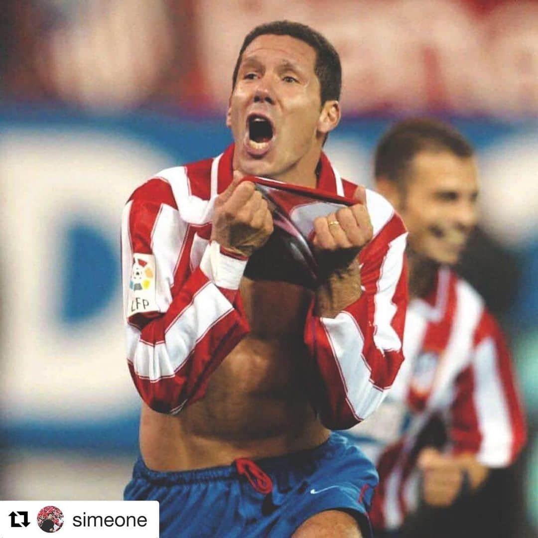 アトレティコ・マドリードさんのインスタグラム写真 - (アトレティコ・マドリードInstagram)「😊🏧 Orgullosos de seguir haciendo historia juntos #AúpaAtleti  #Repost @simeone ・・・ 25 años de mi primera vez en el Atlético de Madrid. Una gran alegría y una enorme responsabilidad ser parte de tu historia @atleticodemadrid」6月14日 2時19分 - atleticodemadrid