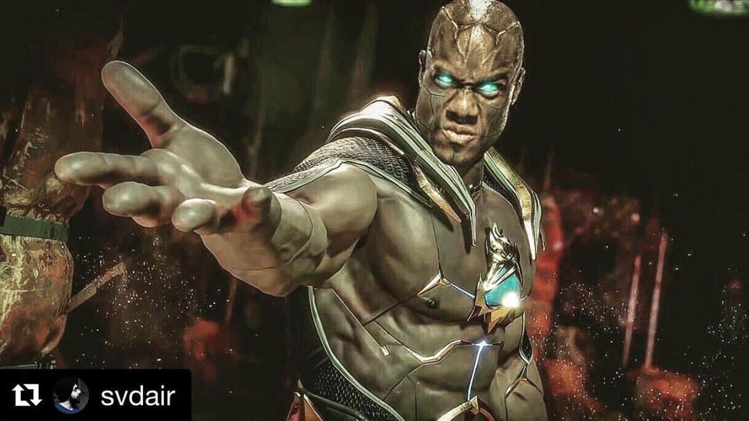 Phil Heathのインスタグラム：「As we close another year at @e3expo I wanna provide my support to all of the Gamers out there who love to play! I’m excited to see more of what’s to come from every console company and PC companies. Oh and shout out to @svdair for making this cool character too 😎💪🏽. Have a great day everyone. #PhilHeath #e32019 #MK11 #FinishHim #DreamKiller #Geras #7xMrOlympia #Bodybuilding #gamer #tag #PS4 #Hulkstrong」