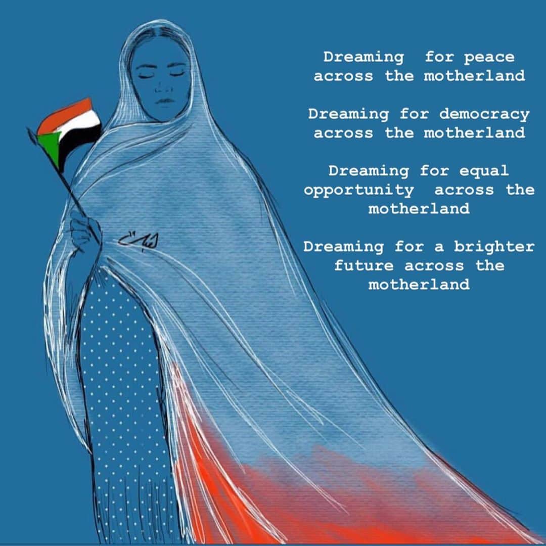 グレースマハリーさんのインスタグラム写真 - (グレースマハリーInstagram)「We stand with you #Sudan 🇸🇩💙 We SEE YOU #SudanUprising *** please comment with any organization/information/ways to help if you have ***」6月14日 2時36分 - gracemahary