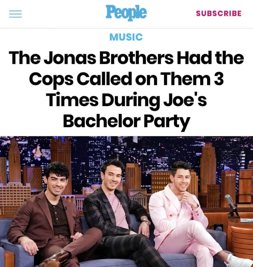 ティモウェイランドさんのインスタグラム写真 - (ティモウェイランドInstagram)「🏆 Team Jonas!🥇 @nickjonas & @joejonas looking fly AF in new TW suiting on @jimmyfallon c/o my fave @avoyermagyan & @people magazine #jonas #jonasbrothers #nickjonas #joejonas」6月14日 3時16分 - timoweiland