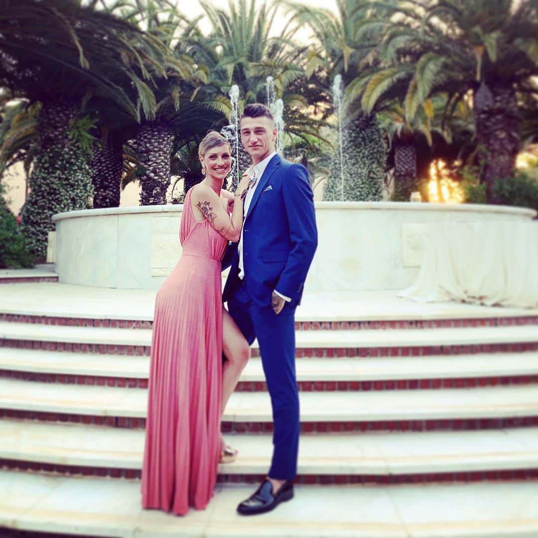 ミケーレ・カンポレーゼのインスタグラム：「Wedding @alecragno28 ❤️ #weddingday#sardegna#noi」