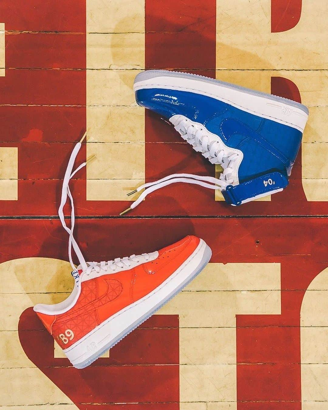 Foot Lockerさんのインスタグラム写真 - (Foot LockerInstagram)「Celebrating the championship #Pistons of '89 and '04! 🏆 #Nike Air Force 1 'Detroit Pistons' Pack Launching 6/15, Select Stores and Online 📷: @jimmy_goldfingers」6月14日 5時08分 - footlocker