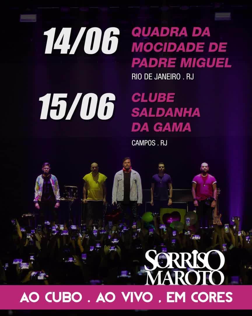 Sorriso Marotoのインスタグラム：「Fim de semana tem pagode com a galera do Rio de Janeiro e Campos! Partiu? 😃」