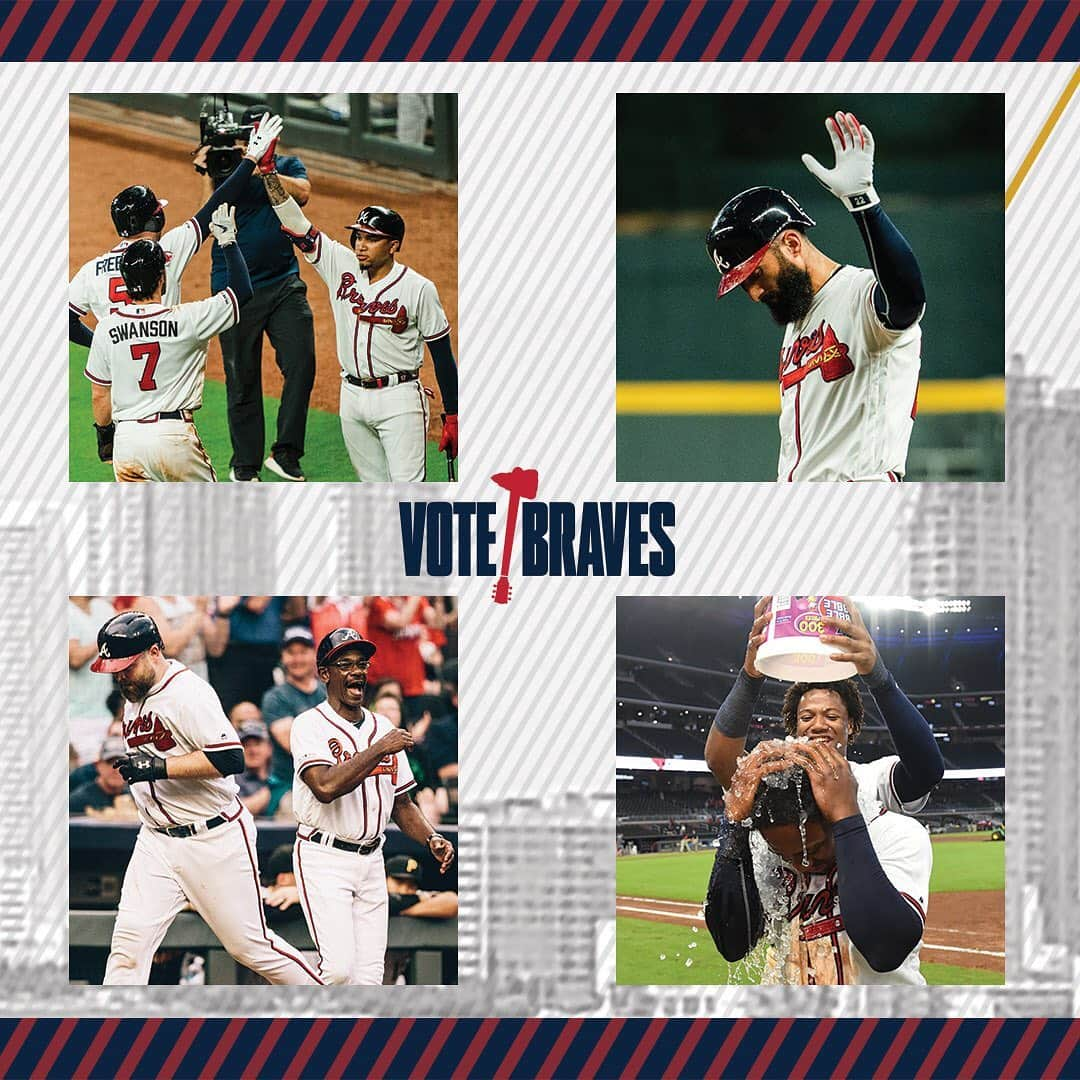 アトランタ・ブレーブスさんのインスタグラム写真 - (アトランタ・ブレーブスInstagram)「🧹🏴‍☠️ #VoteBraves」6月14日 5時41分 - braves