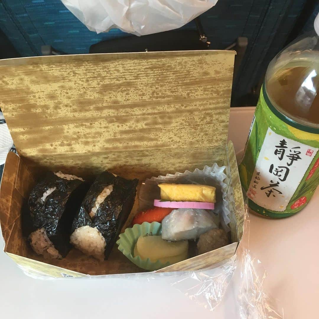 青木俊直さんのインスタグラム写真 - (青木俊直Instagram)「‪駅弁なう。お茶とセットで500円とは安い。‬」6月14日 7時54分 - aoki818