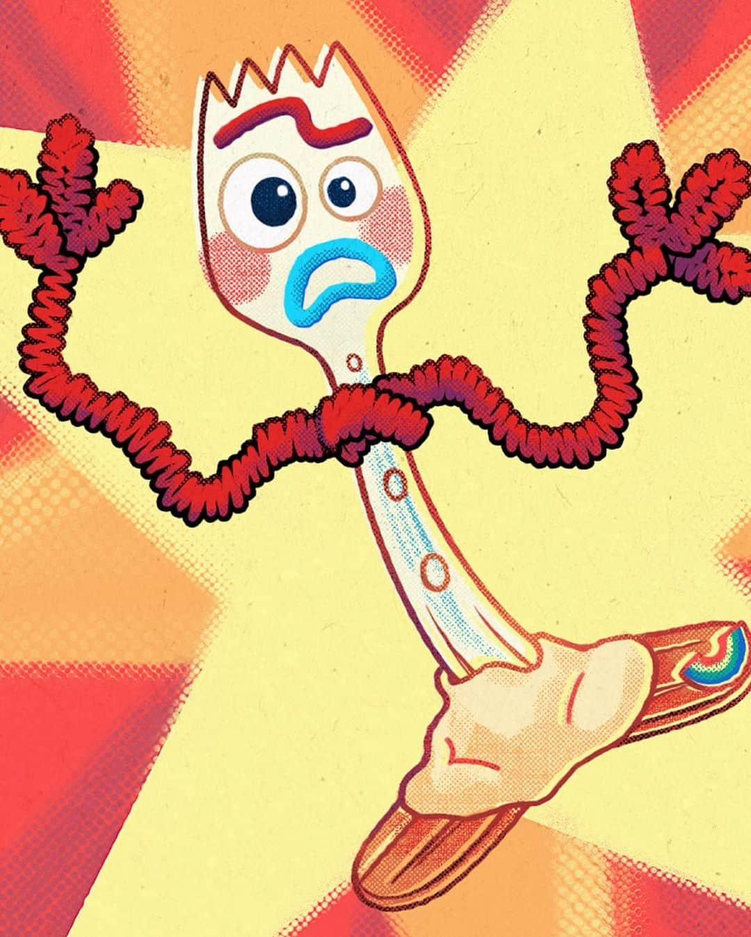 Disney Pixarさんのインスタグラム写真 - (Disney PixarInstagram)「Forky is a friend for life. Swipe to see artist interpretations of the spork with all the quirks. #ToyStory4 is in theaters June 21.」6月14日 8時17分 - pixar