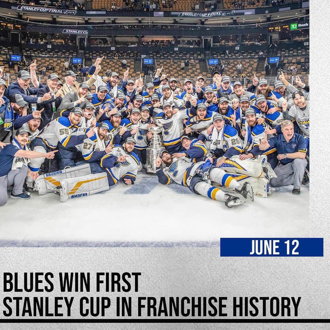 NHLさんのインスタグラム写真 - (NHLInstagram)「What a journey for the @stlouisblues to the #StanleyCup! SWIPE ⏩」6月14日 8時30分 - nhl