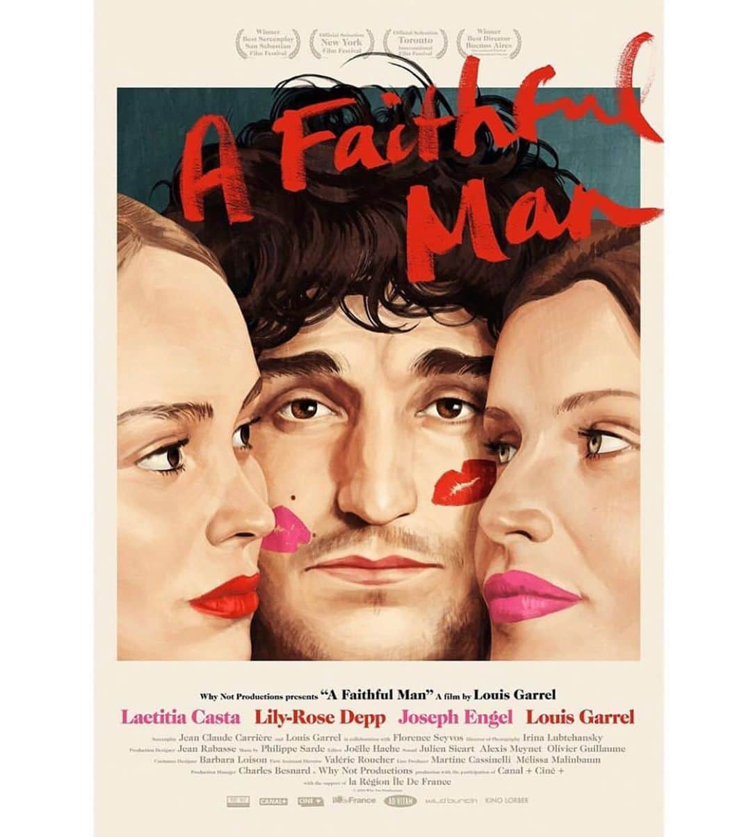 リリー・ローズのインスタグラム：「A Faithful Man is coming to the US!!! Watch out for us New York July 19th and LA August 2nd! Trailer in my bio💋💋💋 @laetitiacasta #louisgarrel」