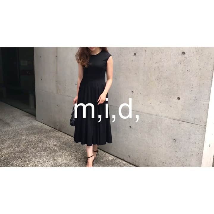 mid pressのインスタグラム：「. . 只今、e-shoppingでは SUMMER SALE開催中‼︎🛍 . ※現在、下記アイテムの販売は@mid_e_shoppingのみになります。 . . ONEPIECE ■G930-007 ¥30,000 → ¥21,000（+tax） . . . .  #mpremier #mid #カットソーワンピース  #ワンピース #エレガントコーデ  #ブラックワンピース  #黒 #black #サマーブラック  #fashion #ファッション  #coordinate #コーディネート  #ootd #sale  #mid_press  #mid_official」