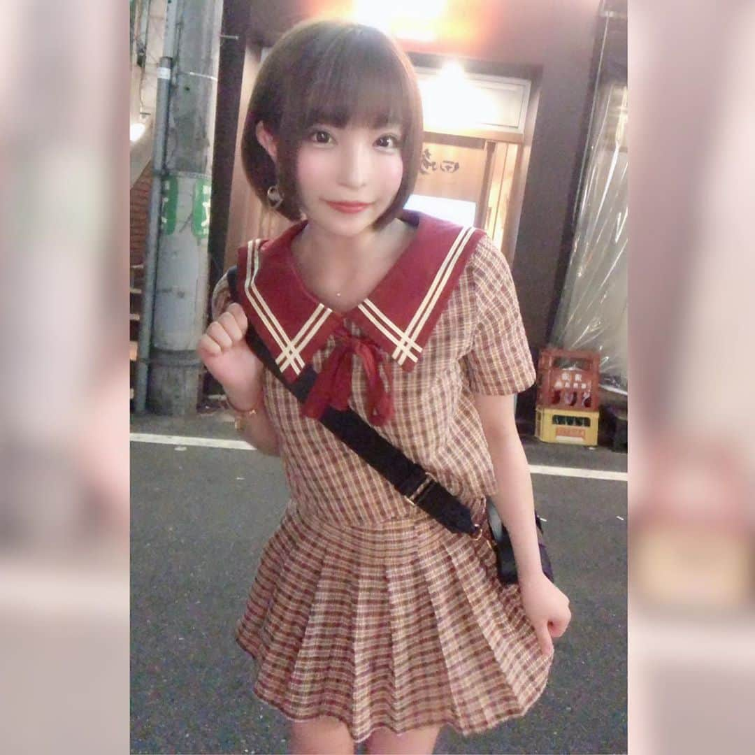 まいてぃ（粕谷まい）さんのインスタグラム写真 - (まいてぃ（粕谷まい）Instagram)「それどこの服ですかー？って質問多かったので！ ・ ・ ・ ・ 17kgさん( @17kg_official )のお洋服です❤ ・ ・ ・ セーラー服みたいで可愛いです☺️☺️💓 ・ ・ ・ ・ 他にもいくつか購入したのでまた載せます😍😍 ・ ・ ・ ・ ・ #17kg #韓国 #韓国ファッション #通販 #ファッション #ootd #ショートカット #オルチャンファッション #コーデ #code」6月14日 19時02分 - maity_0917