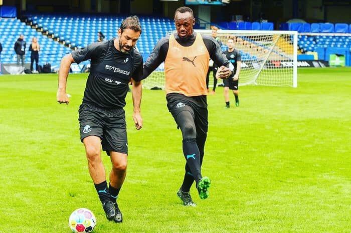 のインスタグラム：「Such a good first day of training I had ahead of @socceraid match this Sunday at Stamford Bridge ⚽️👌I hope to see you all there 😉 #socceraid #socceraid2019 #unicefuk #unicef #footballchampionstour」