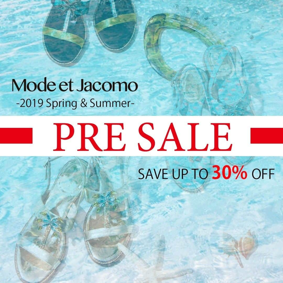 MODE ET JACOMO -モード・エ・ジャコモ-さんのインスタグラム写真 - (MODE ET JACOMO -モード・エ・ジャコモ-Instagram)「👠 .⠀ ＼ 2019 S/S PRE SALE START! ／⠀ いつもMode et Jacomoオンラインストアをご利用いただき誠にありがとうございます。 ⠀ .⠀ 本日より、待望の『2019 Spring & Summer Collection  PRE SALE』がスタート！ .⠀ クリアランスセールに先駆けて、対象商品がクーポン利用で30％OFFに！ .  オンライン限定のお得なチャンスをぜひお見逃しなく♪ .⠀ お買い物はアカウントTOP⠀ (@mode_et_jacomo)からご覧いただけます。⠀ .⠀ #modeetjacomo #モードエジャコモ #shoes #pumps #sandal #spring #summer #sale #pre #presale #セール #プレセール #off #ss19 #new #onlineshop」6月14日 11時08分 - mode_et_jacomo_official