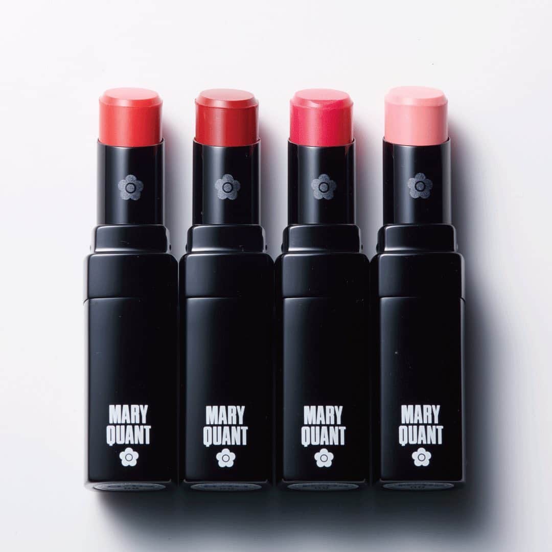 MARY QUANT officialさんのインスタグラム写真 - (MARY QUANT officialInstagram)「#LIPSTICK 左からO-03,R-01,P-03,P-02, - #MARYQUANT #COSMETICS - #リップスティック #リップ - #唇膏  從左O-03,R-01,P-03,P-02, - #瑪莉官 #彩妝  #唇色 #唇」6月14日 11時43分 - maryquant_official