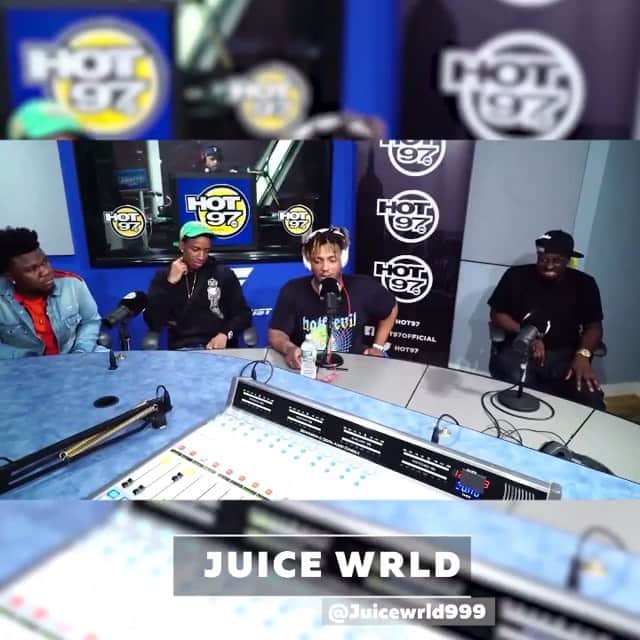ファンクマスター・フレックスのインスタグラム：「Wait til you see what @juicewrld999 did to those beats W/ @funkflex in #Freestyle127  @djjuanyto on the set spinnin those @budadafuture & @grandzmuzik beats!!! MONDAY 5AM!!!!」