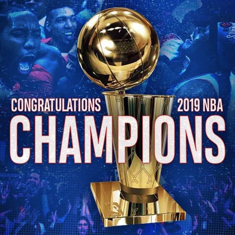 トロント・ブルージェイズさんのインスタグラム写真 - (トロント・ブルージェイズInstagram)「HISTORY!!! Congratulations to the @raptors, your 2019 NBA Champions! 🇨🇦🏆 #WeTheNorth」6月14日 12時48分 - bluejays