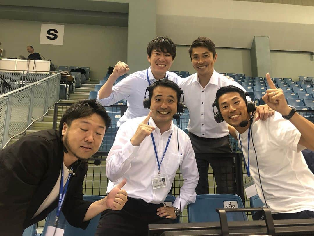 寺川俊平さんのインスタグラム写真 - (寺川俊平Instagram)「フェンシングアジア選手権2019 大会初日の昨日は 日本人選手が2種目で決勝に残る好スタート！  AbemaTVで、 個人種目の準決勝・決勝を 中継しています！  2枚目は初日の放送席メンバー。  さぁ今日は大会2日目！」6月14日 13時12分 - shumpei_terakawa