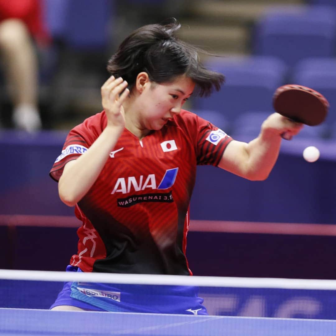 ITTF Worldさんのインスタグラム写真 - (ITTF WorldInstagram)「BIG WIN❗  Miyu Nagasaki ousting 🌎 world #4️⃣ Zhu Yuling in the Women's Singles R32 at the #ITTFWorldTour #2019JapanOpen」6月14日 13時30分 - wtt