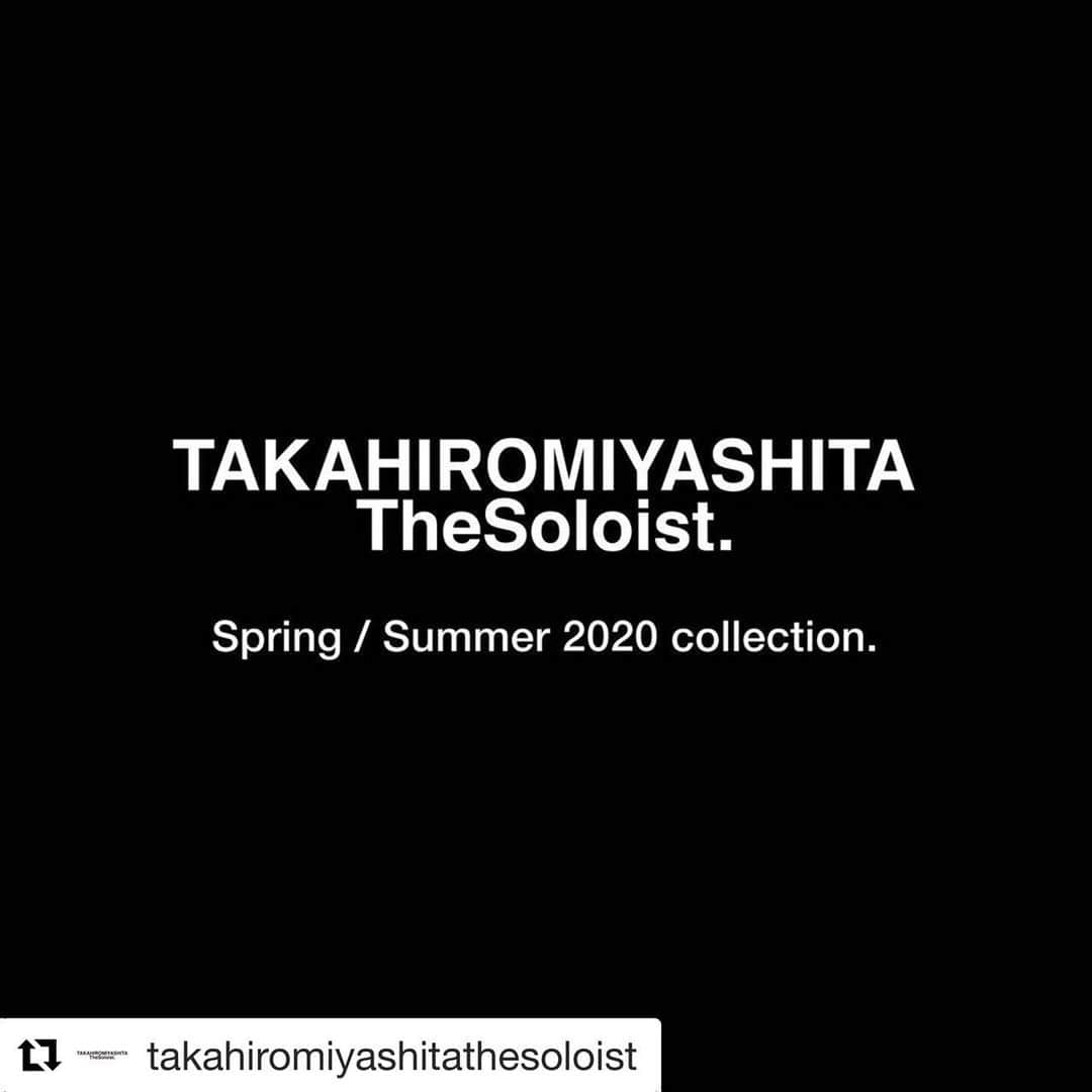 干場義雅さんのインスタグラム写真 - (干場義雅Instagram)「中学時代からの大親友、日本を代表するファッションデザイナーの宮下貴裕さんが、パリでファッションショーをやります。皆さん見てみて下さいね。  #Repost @takahiromiyashitathesoloist with @get_repost ・・・ 2019年6月18日7:00pm(パリ時間) / 6月19日2:00am(日本時間)に、Paris Fashion Week Mens SS20にてランウェイショーを開催いたします。 ショーの模様をブランドのHPとインスタグラムにてライブ配信いたします。ぜひご覧ください。 TAKAHIROMIYASHITATheSoloist. Spring / Summer 2020 collection. 7:00pm- (CET), June 18th, 2019 2:00am- (JST), June 19th, 2019 https://the-soloist.net/movie https://www.instagram.com/takahiromiyashitathesoloist/  #TAKAHIROMIYASHITATheSoloist. #thesoloist #iamthesoloist #pmfw #ss20」6月14日 13時47分 - yoshimasa_hoshiba