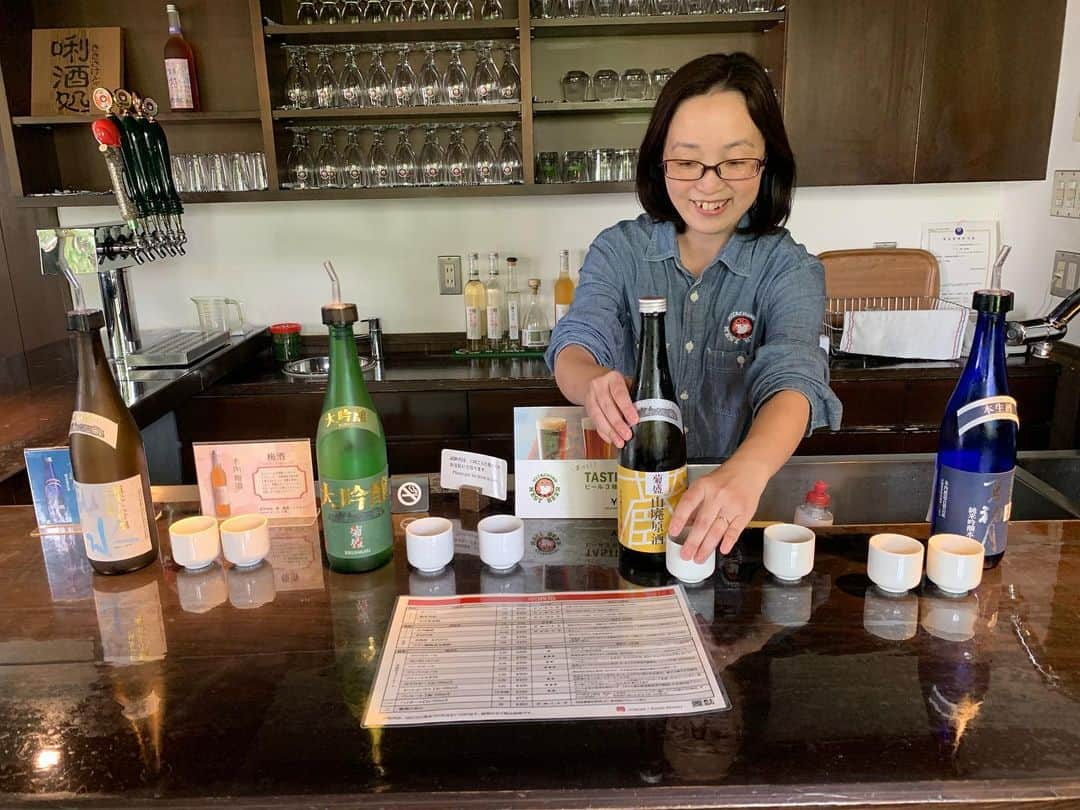 Monday満ちるさんのインスタグラム写真 - (Monday満ちるInstagram)「Tasted through several sakes from Kiuchi Shuzoh brewery, who also make award winning beer (Nest Beer), award winning plum wine (umeshu), and has an amazing soba restaurant.」6月14日 14時04分 - mondaymichiru