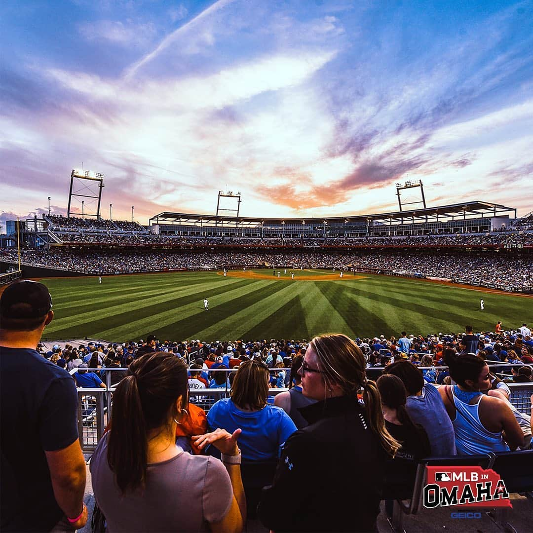 MLBさんのインスタグラム写真 - (MLBInstagram)「Omaha came with a 🔥 #BaseballSky.」6月14日 14時08分 - mlb