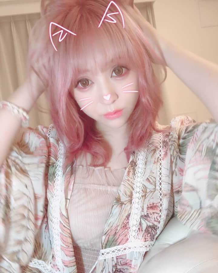 のインスタグラム：「💗💗💗PINK💗💗💗 #hair#make#hairmake#haircolor#pink#ピンク#ピンクヘア」
