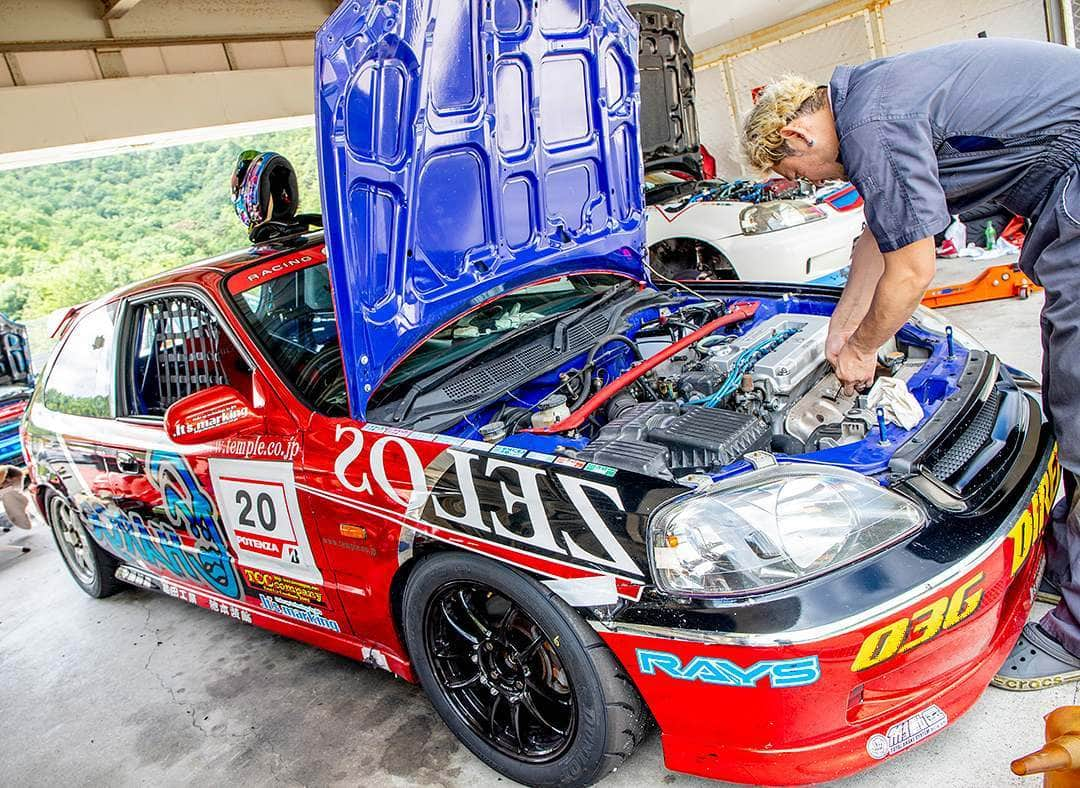 mistbahnさんのインスタグラム写真 - (mistbahnInstagram)「_ RIDE ⭐ CHARGE SPECIAL Honda EK9 CIVIC _ _ Shot on 6-June 2019 "HONDA VTEC ONE MAKE RACE Rd.2" at Central Circuit (Hyogo, Japan) _ owner: @recovery_charge  photo: @mistbahn _ _ JP) 2019年6月8日 セントラルサーキット、ゼロファイターさん主催「HONDA VTEC ONE MAKE RACE」。 RIDE ⭐ チャージ スペシャル EK9。 _ _ #hondavteconemakerace #zerofighterautocustom #centralcircuit #セントラルサーキット #civic #hondacivic #ホンダシビック #シビック #ctr #acuractr #ek9 #ekcivic #bseries #ride #ridechargespecial #osakajdm #kanjo #kanjostyle #kanjoracer #trackcar #trackstance #trackspec #timeattack #timeattackjapan #zelos #templeracing #テンプルレーシング #direzza #03g」6月14日 16時20分 - mistbahn