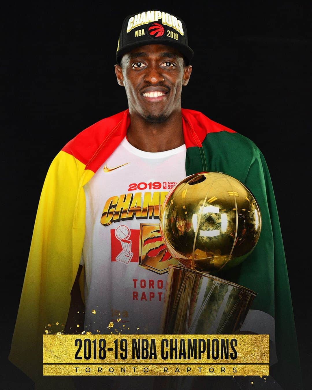 NBAさんのインスタグラム写真 - (NBAInstagram)「🇨🇲 @pskills43, NBA champion with the @raptors! #WeTheNorth」6月14日 16時47分 - nba