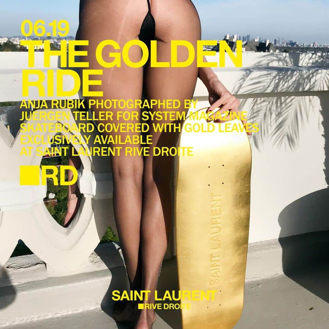 サンローランさんのインスタグラム写真 - (サンローランInstagram)「THE GOLDEN RIDE.  Exclusively available at  SAINT LAURENT RIVE DROITE. #SaintLaurentRiveDroite #RD #YSL @anthonyvaccarello」6月14日 16時55分 - ysl