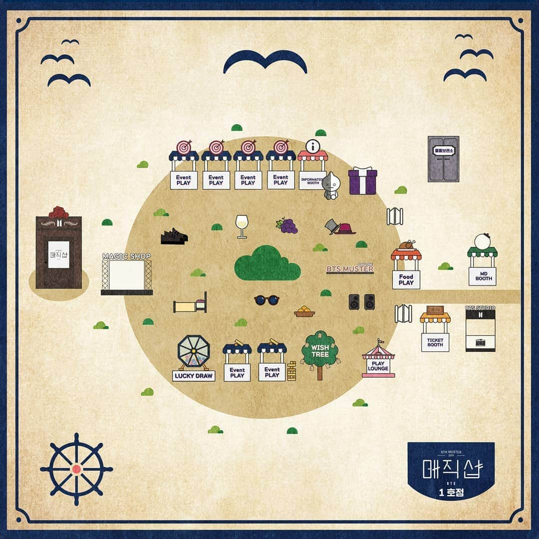 BTSさんのインスタグラム写真 - (BTSInstagram)「5TH BTS MUSTER PLAY ZONE GUIDE🗺  #BTS #5THMUSTER #MAGICSHOP #방탄소년단 #BUSAN #SEOUL #플레이존을재밌게즐겨보자」6月14日 17時04分 - bts.bighitofficial