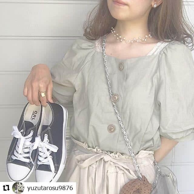 GRLさんのインスタグラム写真 - (GRLInstagram)「【👆画像をタップすると購入できるよ👆】 @yuzutarosu9876　さん にGRL商品着用して頂いております💕 ありがとうございます✨ . @grl_official #グレイル #grl」6月14日 17時04分 - grl_official