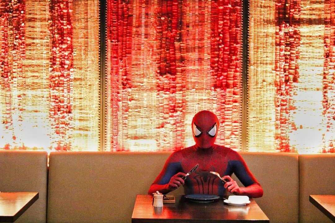 Japanese Spidermanさんのインスタグラム写真 - (Japanese SpidermanInstagram)「銀座にこんなところがあるとは知らなかった。  #週末ヒーロー #スパイダーマン#マーベル#アベンジャーズ#銀座#アメコミ#一#hyattcentricginza #ハイアットセントリック銀座 #コスプレ#spiderman#marvel #cosplay #ginza#インスタ映え」6月14日 17時11分 - takemix5271