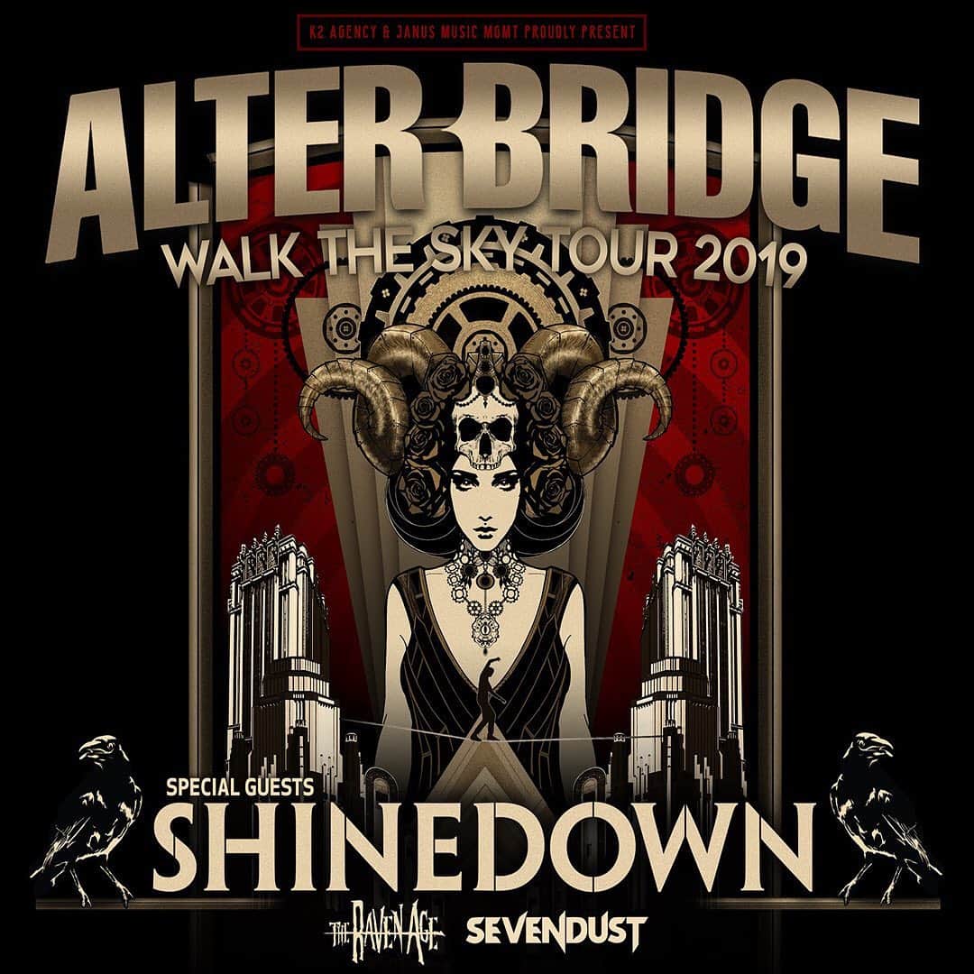 Shinedownさんのインスタグラム写真 - (ShinedownInstagram)「⚠️ ATTENTION ATTENTION ⚠️ We’re headed to Europe in November & December joining @officialalterbridge as special guests with support from @theravenage and @sevendustofficial (select dates). Come one, come ALL to the rock n’ roll event of the year!! . Presales ‪6/18 10am‬ local. Tickets on sale 6/21. (On sale exceptions: Helsinki, Stockholm ‪6/19‬ & Paris ‪6/20‬) . Full list of dates at shinedown.com 🤘」6月14日 18時01分 - shinedown