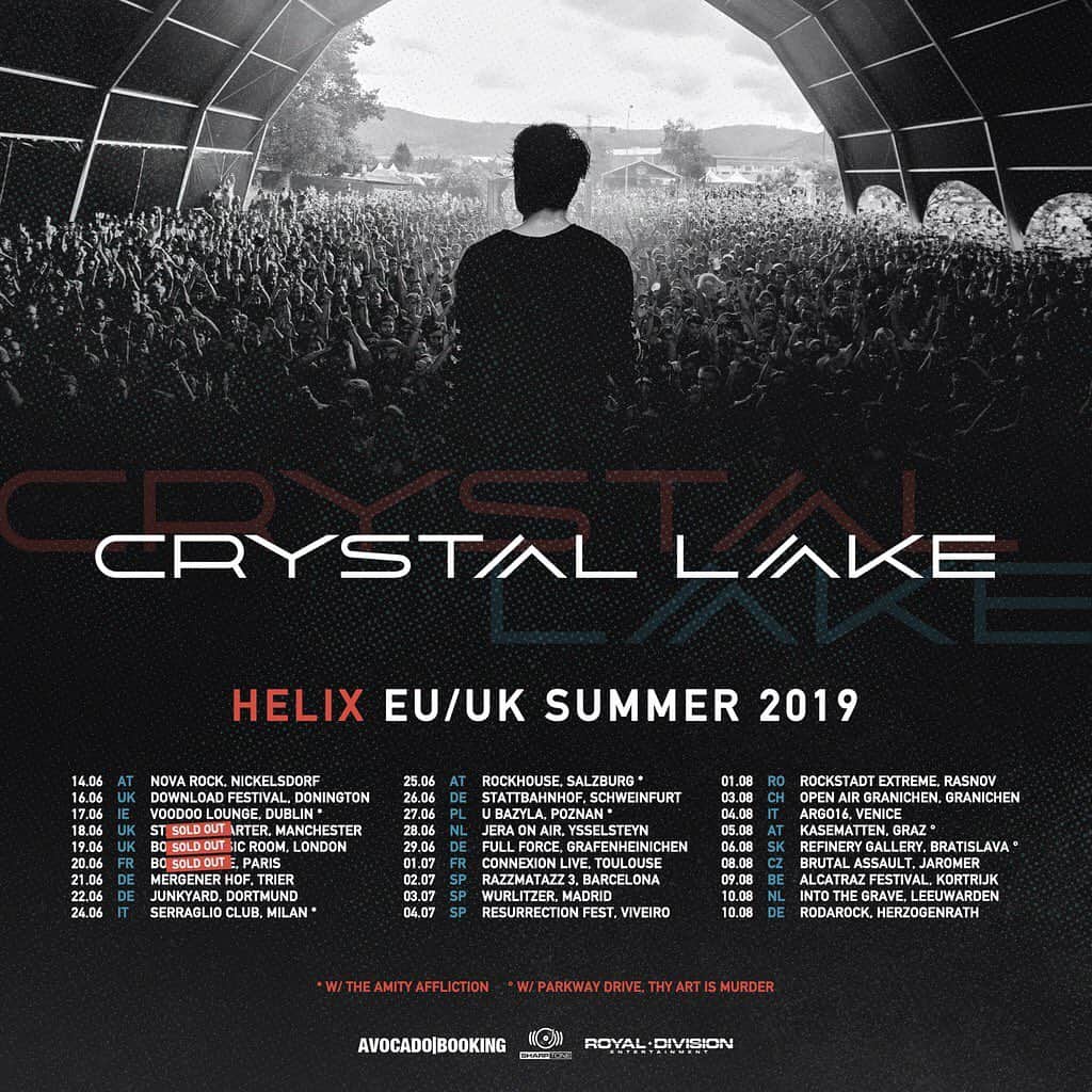 Crystal Lakeさんのインスタグラム写真 - (Crystal LakeInstagram)「PARIS SHOW IS SOLD OUT! #CrystalLake #Helix #WorldTour2019」6月15日 4時35分 - crystallake777